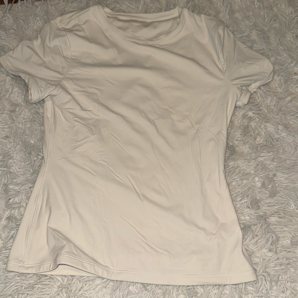 Amazon Suuksess White FITTED Short Sleeve T-Shirt (Size: Small)